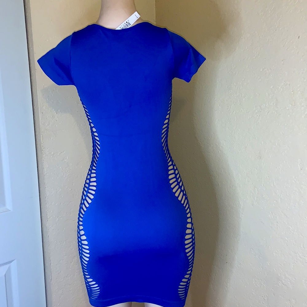 Go-go sexy pothole design tube dress - Picture 4 of 5